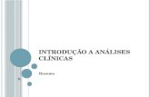 Introdução a análises clínicas