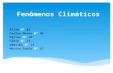 Slides de geografia (fenômenos climáticos)