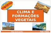 Clima e formaçoes vegetais