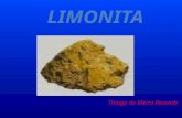 Trabalho de Mineralogia - Limonita