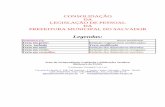 Consolidação Da Legislação De Pessoal Da Prefeitura Municiapl De Salvador-Lei 01/91
