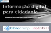 Informação digital para cidadania - Regina Fazioli #bibliocamp