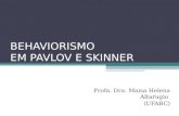 4behaviorismo Em Pavlov e Skinner