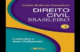 Direito civil brasileiro 2012   vol. 3 - contratos e atos unilaterais - carlos roberto gonçalves