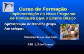 1 ª ReplicaçãO OrganizaçãO Do Ppeb   FormaçãO Novo Programa De PortuguêS 2009