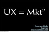 UX = MKT²