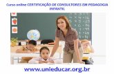 Curso online certificacao de consultores em pedagogia infantil