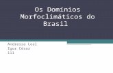 Os DomíNios MorfoclimáTicos Do Brasil