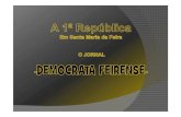 "O Democrata Feirense": um jornal da 1ª República