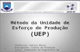 Capitulo 8   metodo da unidade de esforço de produção   uep