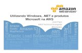 Utilizando Windows, .NET e produtos Microsoft na AWS