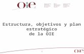 1 Estructura, objetivos y plan estratégico de la OIE.