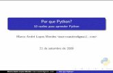 Por que Python? - FURB - 2009