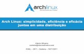 Arch Linux FGSL 2011