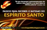 Passos para receber o batismo do Espírito Santo