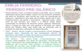 Identificação dos níveis silábicos Emília Ferreiro