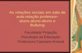 Aula sobre bullying psicologia da educação