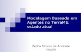 Modelagem Baseada em Agentes no TerraME: estado atual Pedro Ribeiro de Andrade feb/09.