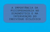 A IMPORTANCIA DA PSICOPEDAGOGIA NO DIAGNÓSTICO E INTERVENÇAO