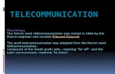 Telecommunication Ppt