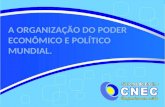 A ORGANIZAÇÃO DO PODER ECONÔMICO E POLÍTICO MUNDIAL.