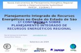 Planejamento Integrado de Recursos Energéticos no Oeste do Estado de São Paulo Novos Instrumentos de Planejamento Energético Regional visando o Desenvolvimento.