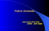 Febre Amarela João Carlos Pinto Dias CPRR – DIP 2006.