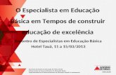 Secretaria de Estado de Educação de Minas Gerais Subsecretaria de Desenvolvimento da Educação Básica Superintendência de Desenvolvimento da Educação Infantil.