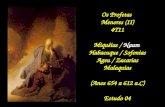 Os Profetas Menores (II) 4T11 Miquéias / Naum Habacuque / Sofonias Ageu / Zacarias Malaquias (Anos 654 a 612 a.C) Estudo 04.