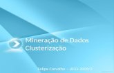 Mineração de Dados Clusterização Felipe Carvalho – UFES 2009/2.