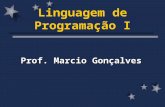 Linguagem de Programação I Prof. Marcio Gonçalves.