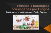 Doença de Chagas: Uma das doenças mais importantes no Brasil, tem seu nome dado em homenagem a Carlos Chagas, seu descobridor. Causada por um protozoário.