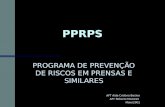 PPRPS PROGRAMA DE PREVENÇÃO DE RISCOS EM PRENSAS E SIMILARES AFT Aida Cristina Becker AFT Roberto Misturini Maio/2001.