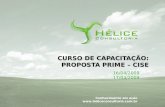 Conhecimento em ação  CURSO DE CAPACITAÇÃO: PROPOSTA PRIME – CISE 16/04/2009 17/04/2009.