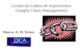 Gestão da Cadeia de Suprimentos (Supply Chain Management) Marcos A. M. Primo.