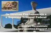 Os Direitos Fundamentais e o Supremo Tribunal Federal George Marmelstein georgemlima.blogspot.com.