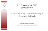 Benchmarking e Competitividade 11º Encontro de CNB 20 de Novembro de 2006 Palácio da Bolsa – Porto Seminário de Benchmarking e Competitividade Painel A.