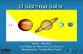 O Sistema Solar MPEF – MEF 008 Profª Maria de Fátima Oliveira Saraiva Apresentação: Rodrigo Melo Paredi.
