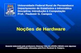 Universidade Federal Rural de Pernambuco Departamento de Estatística e Informática Disciplina: Introdução à Computação Prof.: Paulemir G. Campos Material.