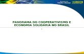 PANORAMA DO COOPERATIVISMO E ECONOMIA SOLIDÁRIA NO BRASIL.