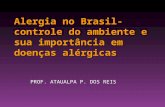 Alergia no Brasil- controle do ambiente e sua importância em doenças alérgicas PROF. ATAUALPA P. DOS REIS.