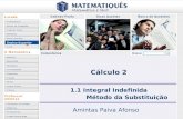 Ensino Superior 1.1 Integral Indefinida Método da Substituição Amintas Paiva Afonso Cálculo 2.