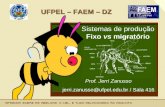 UFPEL – FAEM – DZ Sistemas de produção Fixo vs migratório Prof. Jerri Zanusso jerri.zanusso@ufpel.edu.br / Sala 416.