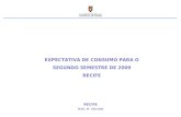 EXPECTATIVA DE CONSUMO PARA O SEGUNDO SEMESTRE DE 2009 RECIFE PESQ. Nº 028/2009.