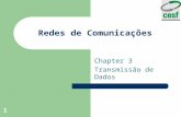 1 Redes de Comunicações Chapter 3 Transmissão de Dados.