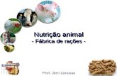 Nutrição animal - Fábrica de rações - Prof. Jerri Zanusso.