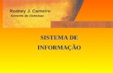 Rodney J. Carneiro Gerente de Sistemas SISTEMA DE INFORMAÇÃO.