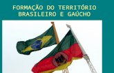 FORMAÇÃO DO TERRITÓRIO BRASILEIRO E GAÚCHO. DADOS DO BRASIL : O Brasil, possui um território de 8.547.403 Km², De fato, com uma das maiores extensões.