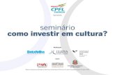 2 Objetivo hábitos culturais Este estudo tem como objetivo mapear e compreender, com profundidade, os hábitos culturais da população paulista com 12 anos.