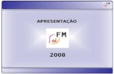 1 APRESENTAÇÃO 2008. 2 :: Objetivos da Oi FM como Rádio :: Replicar / reforçar conceito e valores da marca Oi – Espírito Jovem. Ser uma rádio qualificada.